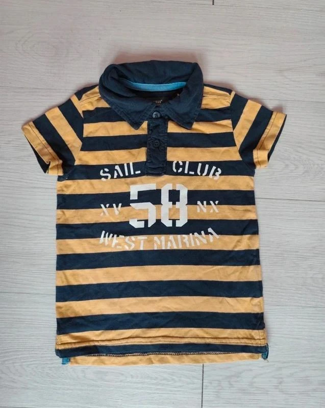 Camiseta com gola listrada 🧸 Tamanho 86/92 cm 🧸 H&M – photo 2